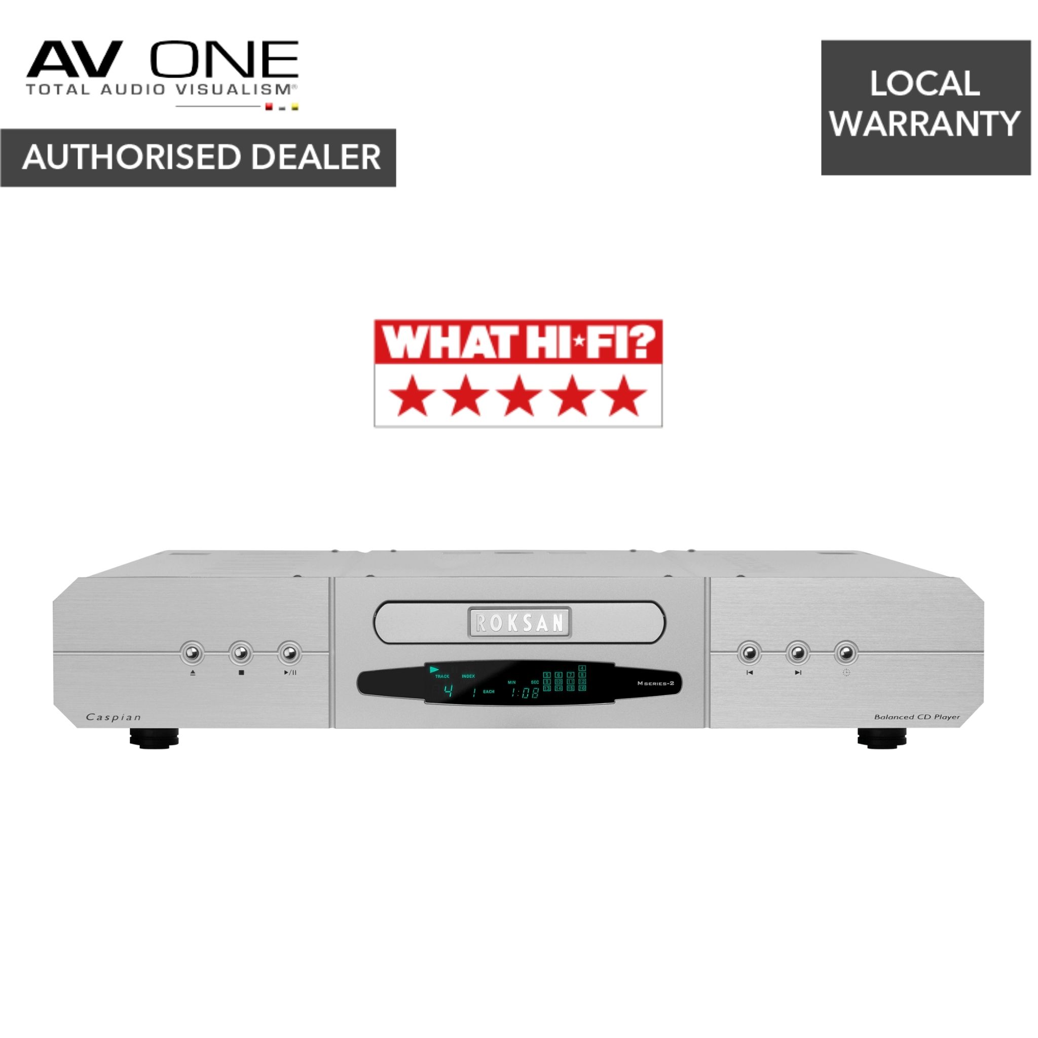 Roksan Caspian M2 CD Player - AV One Authorized Dealer/Official Product/Warranty