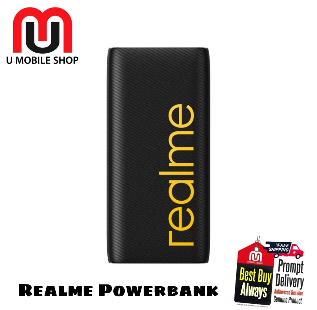 Realme Power Bank 2 | Two-way 18W Fast Charging | 13 Layers of Security Prevent Over Charge | High Capacity 10,000mAh | 6 Month Manufacturer Warranty
