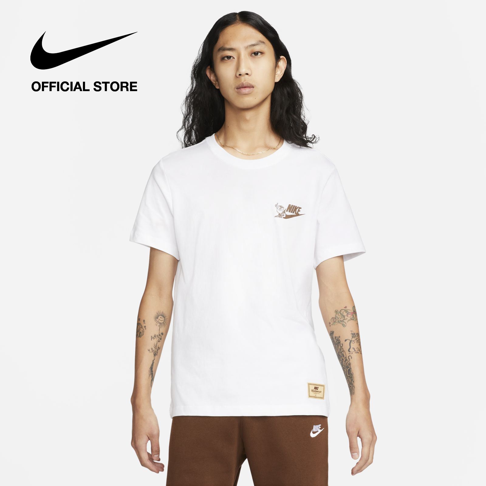 Nike Men's Sportswear SI HBR T-Shirt - White