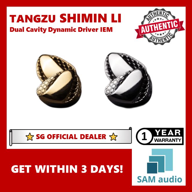 [?SG] TANGZU Shimin Li 10mm Dual Cavity Dynamic Driver with High-quality 5N OFC cable IEM
